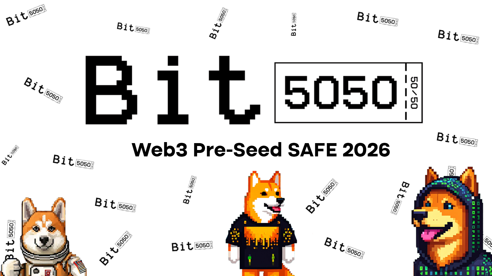 Web3 Pre-Seed SAFE 2026 — BIT5050 INC. multichain agentic raffle protocol with 17+ live deployments