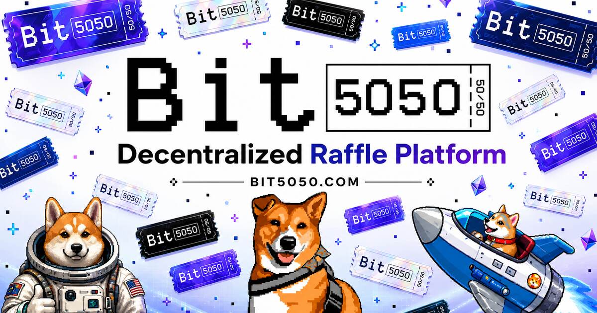 BIT5050 Decentralized Raffle Platform — Non-Custodial 50/50 Smart Contract Draws on Ethereum, Base, Solana, Avalanche, TON, and 10+ More Blockchains