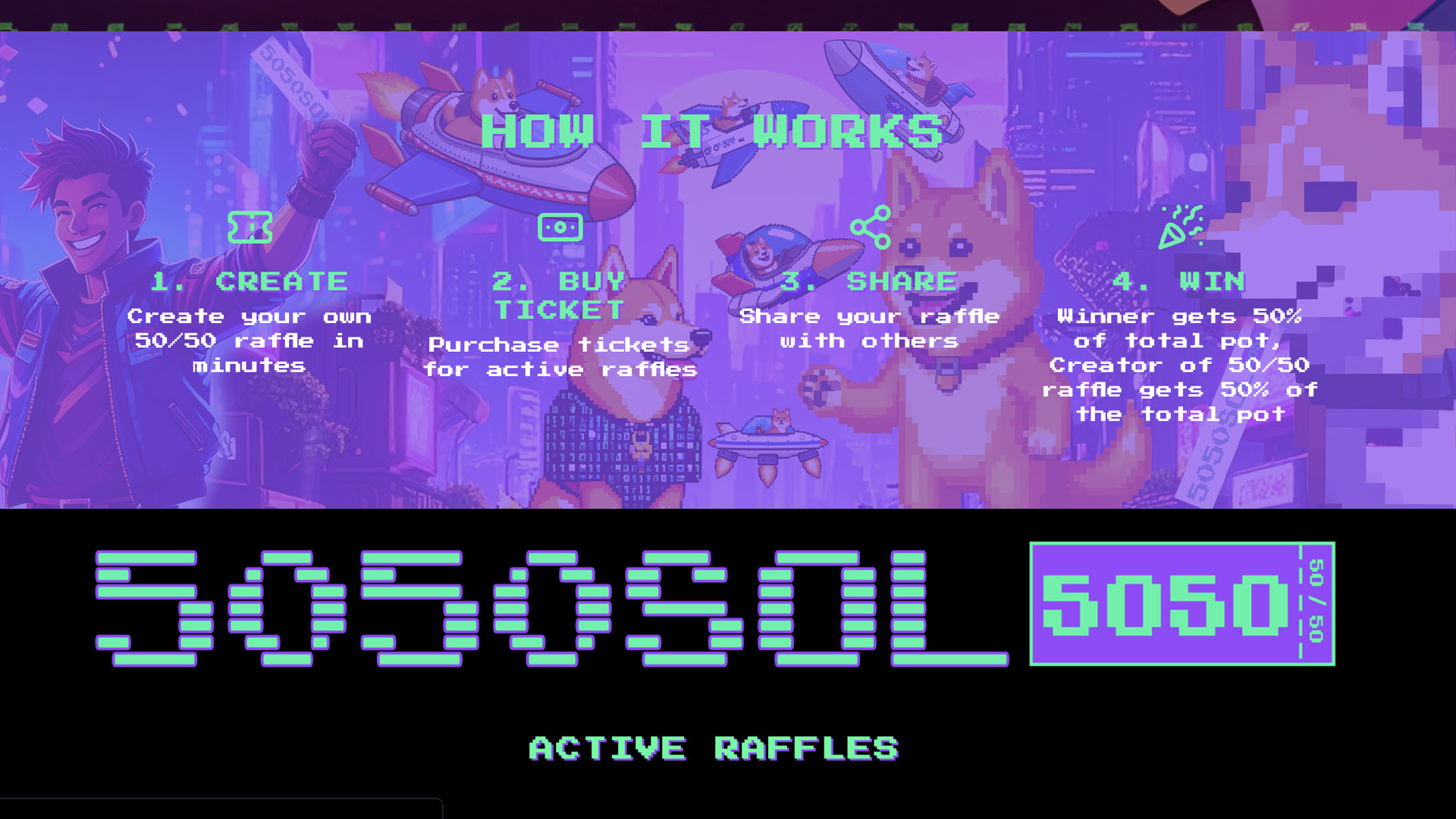 5050SOL Platform Screenshot 4