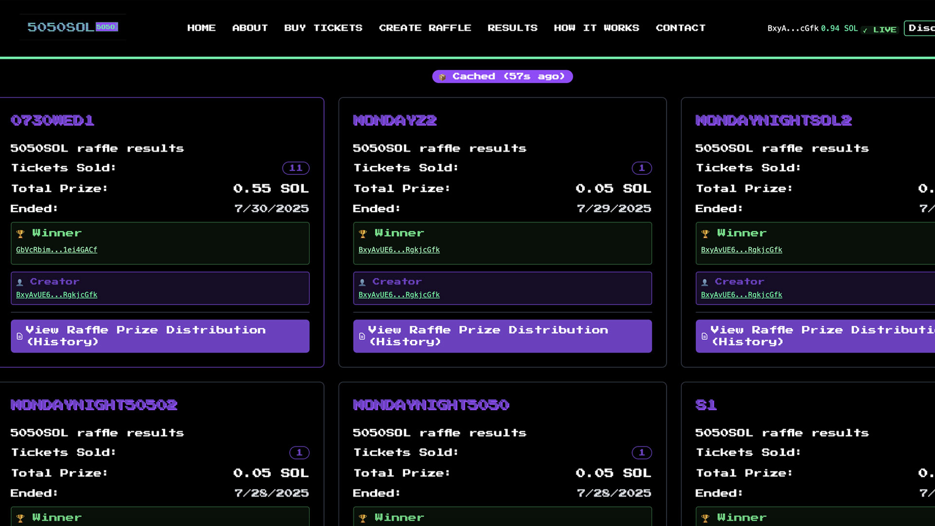 5050SOL Platform Screenshot 8