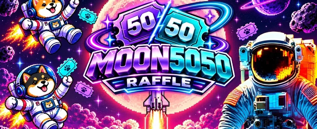 Moon5050.com GLMR 50/50 Raffles on Base