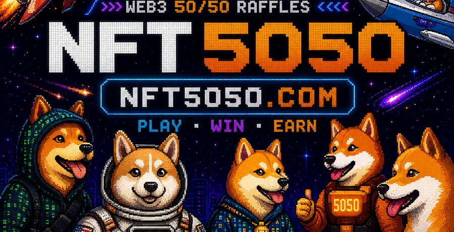 NFT raffle platform use cases — holder rewards, whitelist draws, and 1-of-1 prize raffles for NFT communities on NFT5050