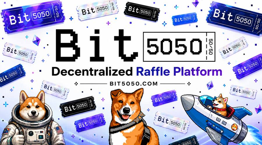 BIT5050 on-chain raffle deployed across Ethereum, Base, Solana, Avalanche, TON, Bittensor, Cardano, Sui, BNB Chain, Moonbeam, Hyperliquid, and Polkadot