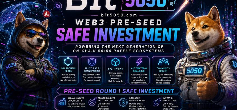 BIT5050 pre-seed SAFE investment terms — investor profile, check sizes, and qualified investor criteria