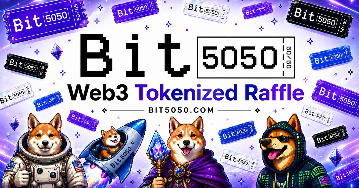 BIT5050 Web3 Tokenized Raffle — Decentralized, Permissionless, Transparent, Composable Across 17+ Blockchain Networks